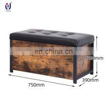 Top Quality OEM ODM Household Wooden Hidden Shoes Stool Entryway As You Require thumbnail-2