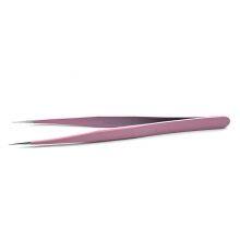 Tweezers Beauty Tool Planting/grafting Eyelashes Bird's Nest Hair Picking Stainless Steel Straight Head Tweezers Pink Pointed Cute Sticker thumbnail-4
