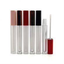 Wholesale Empty Private Label 2ml 3ml 4ml 5ml Gold Pink Lip Gloss Tube Clear Bottle Plastic Cosmetics thumbnail-4