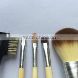 Horse Hair Material Wood Handle Face Used Make up Brush Set 5 Piece thumbnail-3