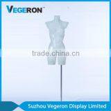 Half Body Transparent Fiberglass Female Torso Mannequin thumbnail-2