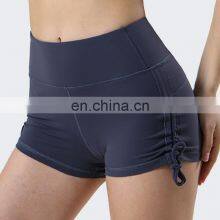 Summer New High Waist Sexy Sports Yoga Shorts Women Gym Fitness Training Wear Short Pants Outdoor Running Clothing thumbnail-1