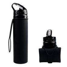 Factory Customized Foldable Silicone Water Bottle thumbnail-5