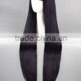 High Quality 100cm Long Straight Boku Secret Service-Shirakiin Ririchiyo Purple Synthetic Anime Wig Cosplay Hair Wig Party Wig thumbnail-4
