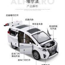 Wholesale ALPHARD High Quality 1:24 Zinc Alloy Rubber Children Diecast Kids Toy Car thumbnail-4