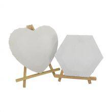 100% Cotton 280gsm Blank Triangle Shape Stretched Canvas