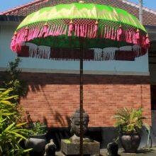 Solid Wood Furniture Parasol Terrace Swimming Pool Outdoor Garden Beach Umbrella With Tassel Bali thumbnail-4