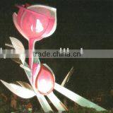Large Modern Beautiful Light Stainless Steel Sculpture for Garden Decoration thumbnail-1