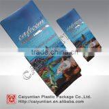 Aluminum Tin Tie Tea Bags With Window/valve Custom Stand up Pouch Quad-sealing Stand up Bag thumbnail-3