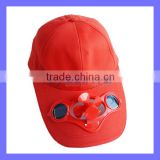 Customized Logo Solar Fan Cap Solar Fan Hat For Promotion