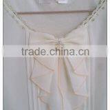 Bow Chiffon T-shirt Short Sleeve Girl's Sweet T-shirt thumbnail-2