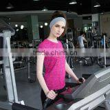 Women Workout Gym Sports Top Fitness Running Yoga T-Shirt thumbnail-2