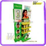 Advertising Corrugated Paper Display Stand for Skin Care