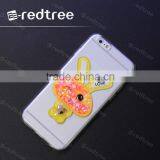 New Liquid Mobile Phone Case Cute Rabbit Noctilucence TPU Phone Cover