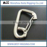 6mm safety snap hook stainless steel spring hook zinc plated