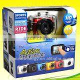 USD26 Underwater HD 720P Anti-shake,Waterproof Mini Sport DV F5