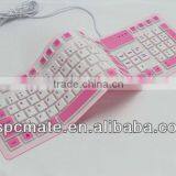 Portable Flexible Folding Silicone Keyboard