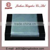 Jinhua Supplier Square Leather Jewelery Box Wooden Two Tones