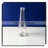 glass juice bottles with screw plastic cap or aluminum cap