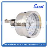 Stainless Steel Housing Glycerin Filled Pressure Gauge with U-Clamp