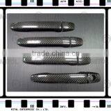 For Subaru WRX 2014- Carbon Fiber Car Door Handle Cover w/ 1 Keyhole thumbnail-1