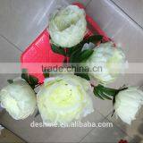 Deshine 5Head Home Artificial Handmade Decoration Ponies Flower ZX1664 thumbnail-3