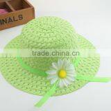 Sunflower Children Straw Hat,Wholesale Crochet Straw Hat For Chirldren thumbnail-5