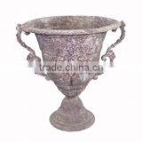 8009498MC Metal Garden Planter Vintage Small Flower Vase