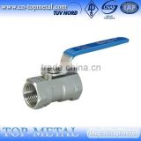 1/2 inch 1 pieces stainless steel ball valves factory price                        
                                                Quality Choice