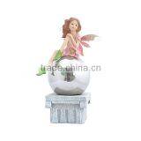 Customized Garden Resin Fairy Figurines Solar Light thumbnail-3