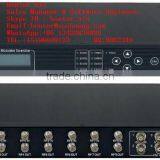 4in1 Dvb-s2 Dvb-c Transmodulator With Scrambler(DisEqc/22KHz,8*DVB-S/S2+4*ASI In,4 QAM RF Out)