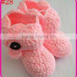 Beautiful Crochet Baby Girls Shoes thumbnail-2
