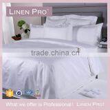 Hotel Stitch 250 Thread Count 100 Egyptian Cotton Sateen Duvet Cover With Navy Stripes thumbnail-1