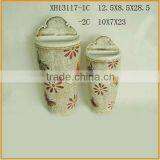 Ceramics Handmade China Wall Mounted Flower Pot