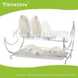 TD221 S/S stainless steel chrome Iron kitchen dish rack chromed wire dish racks