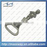 Souvenir 3D Zinc Alloy Character Silver Metal Bottle Opener