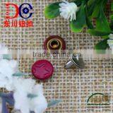 8MM Metal Rivets, Garment Brass Spikes Studs Rivets for Leather thumbnail-2