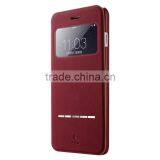 Baseus Deerskin Smart Sliding Flip Leather Case for IPhone 6 Plus