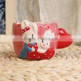 Creative Lovely Cartoon Christmas Animal Boot Model of Gift Ice Cream Ceramic Mug thumbnail-4