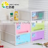 Quality PP colorful drawer type storage box