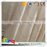 Geomery Design White Polyester Cotton Embroidery Curtain Fabric in Livingroom Window Curtain thumbnail-1