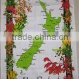 100% Cotton 3 PCS Kitchen Set Oven Mitt Pot Holder & Dish Towel Beautiful Flowers Printed TOWEL thumbnail-3