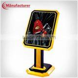Hotel golden frame sign stand/poster display stand
