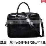 2015 New Style Black Leather Briefcase,office Supply Briefcase ,customised Briefcase thumbnail-2
