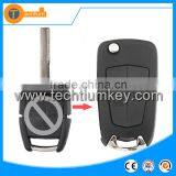 Car Master Flip Remote Smart Key Chave Blank Shell With Hu43blade 3 Buttons for Opel Astra h g Vectra Zafira Corsa Insignia