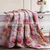 Wholesale Lovely Handmade Snugly Soft Printed Cotton Summer Quilts thumbnail-4