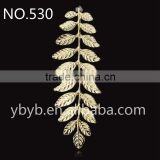 golden maple leaf pendant jewely accessories DIY hair accessories pendant -530