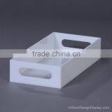 Manufacture Customized Stackable Colorful Acrylic Luxury Serving Tray Wholesale Price, High Quality thumbnail-4