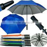 28inch Blue Strong Windproof Golf Umbrella thumbnail-1