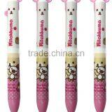 Cute Cartoon Pink Ball Pen With Two Different Color Refills